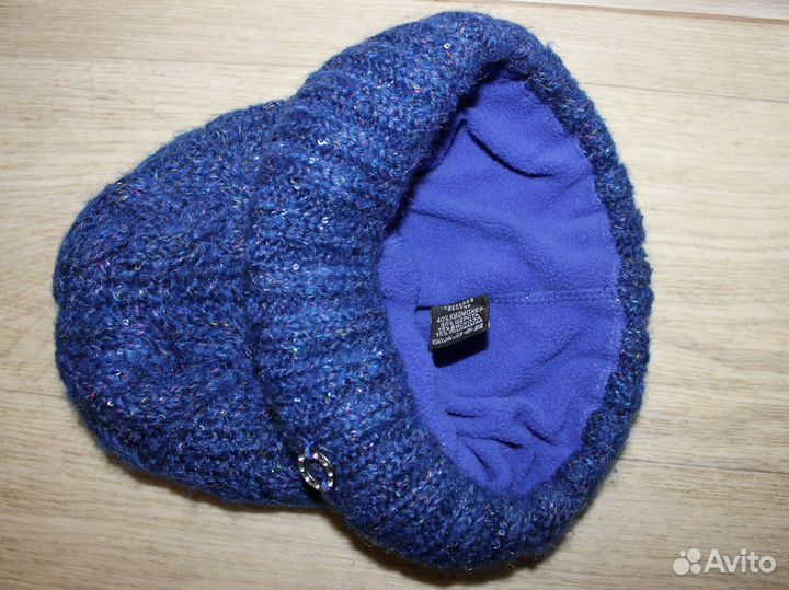 Женский комплект (шапка+косынка-шарф)