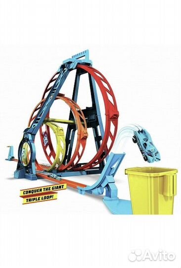 Hot wheels тройная петля