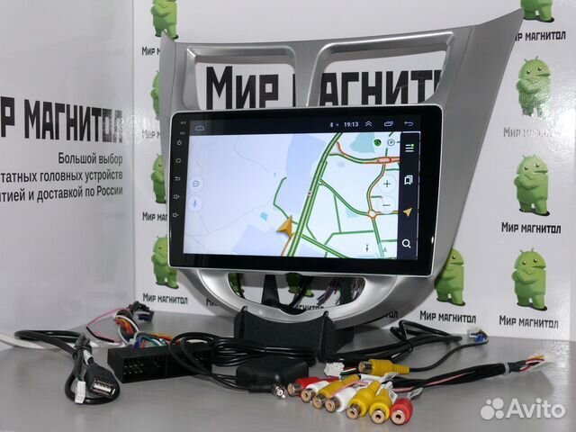 Магнитола Hyundai Solaris андроид с камерой
