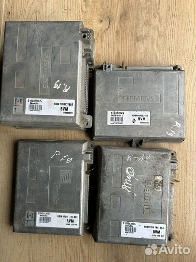 Эбу двигателя renault 19