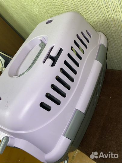 Переноска для животных пластиковая