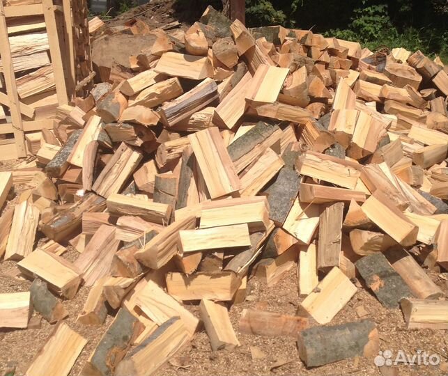 Дрова колотые хвойные