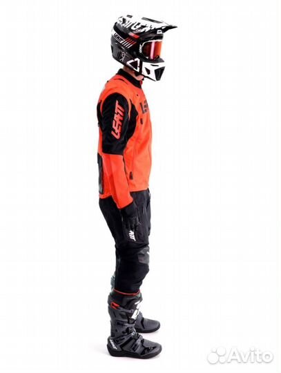 Мотоштаны Leatt Moto 4.5 HydraDri Pant V23 Красный