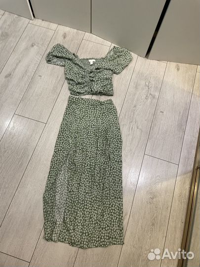 Топ и юбка hm 34