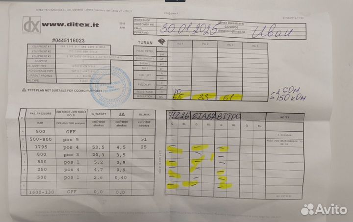 Форсунка топливная Audi A6 (C6)