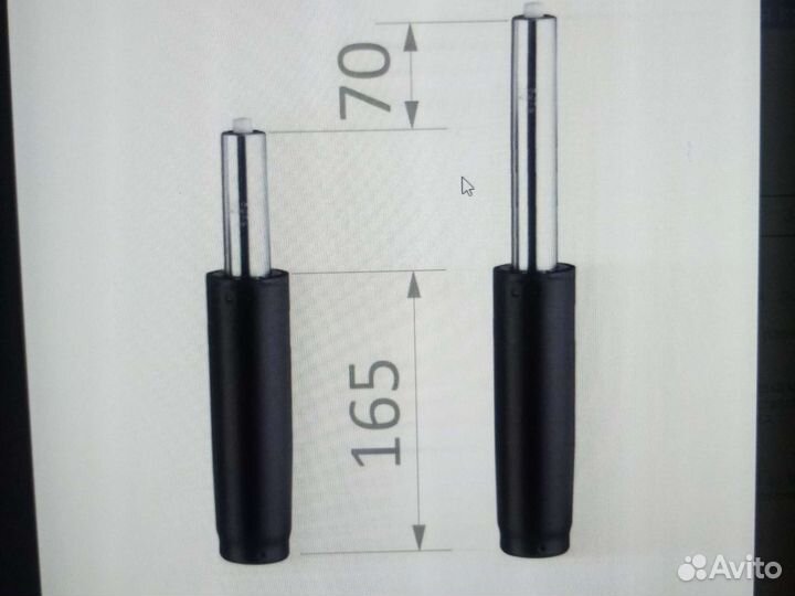Газпатрон газ-лифт для кресла чёрный 60 Chairman