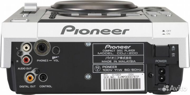 Pioneer CDJ-200 DJ проигрыватель CD/MP3
