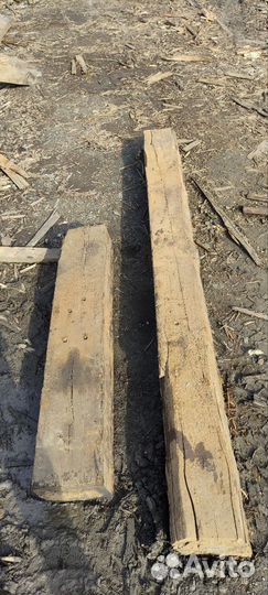 Шпалы-полушпалы деревянные б/у