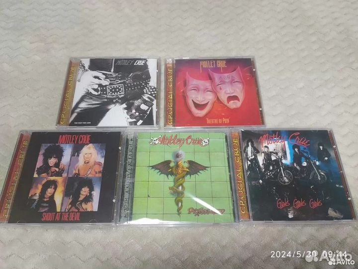 Deep Purple, Crimson, AC/DC, Kinks, crue на сд