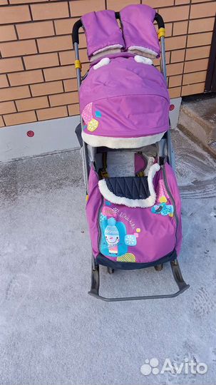 Санки-коляска