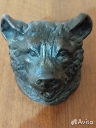 Голова медведя. Чернильница