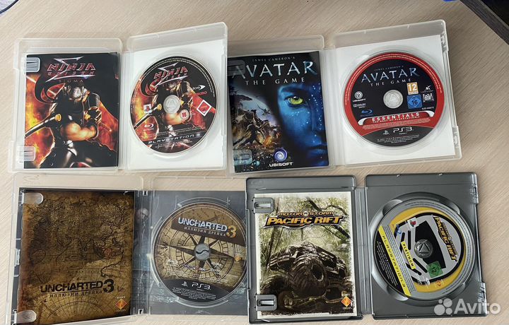 Игры на sony playstation 3,4 диски