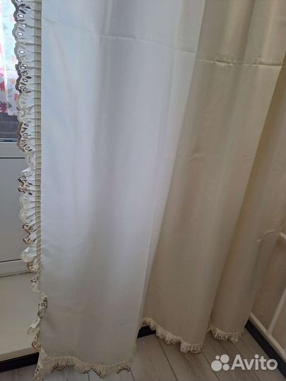 Шторы молочного цвета
