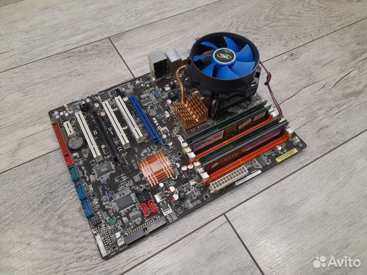 Материнская плата 4 ядра 4гб озу