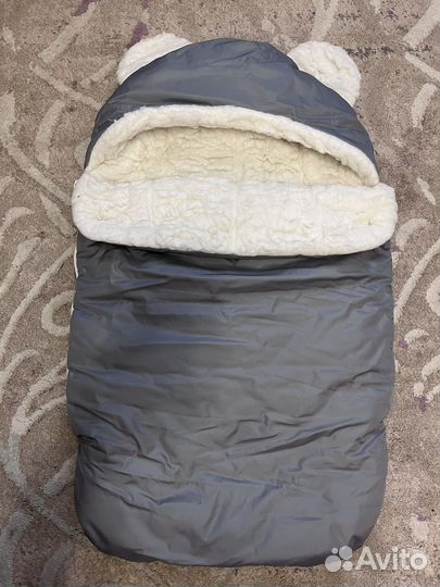 Конверт в коляску зимний