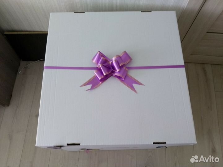 Большая подарочная коробка для шаров