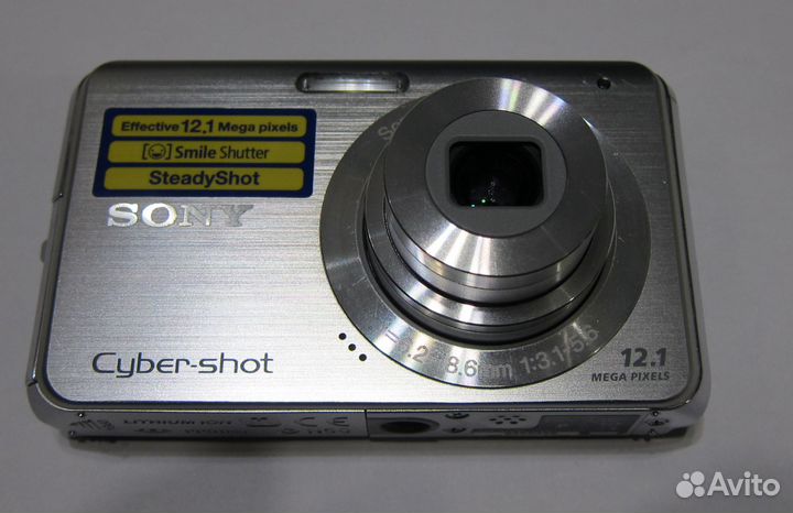 Фотик Sony DSC-W190 серебряный 12.4 мпикс