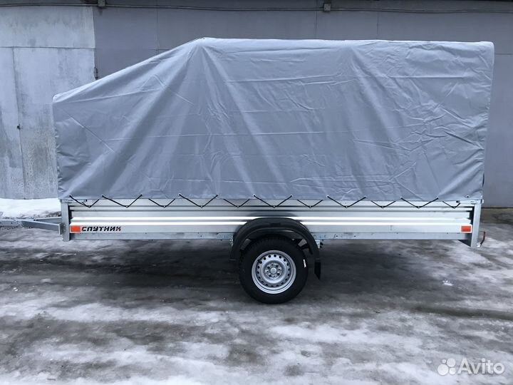 Прицеп легков. для снегохода 3,5х1,5 с тентом Аэро