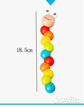 Развивающие деревянные игрушки, набор из 8 игрушек