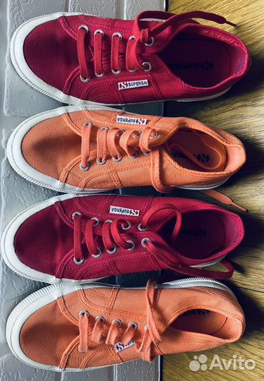 Superga кеды из парусины (36.5-36)