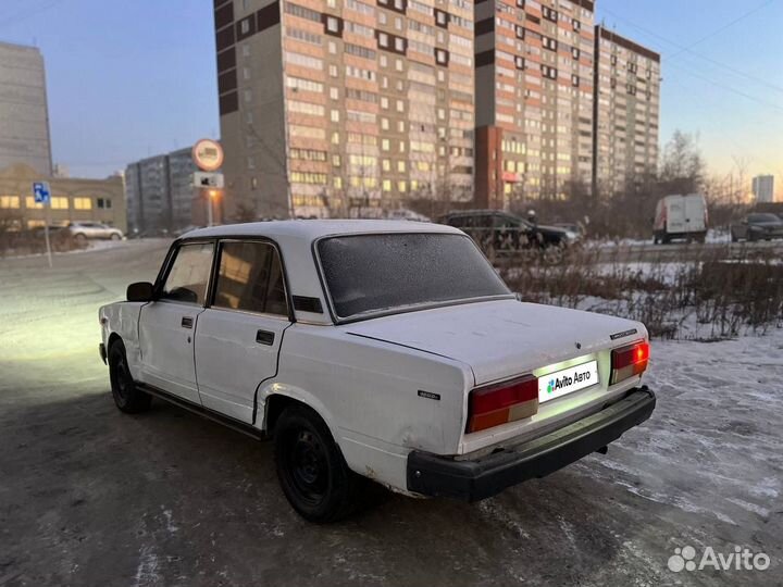 ВАЗ 2107 1.5 МТ, 2004, 190 000 км