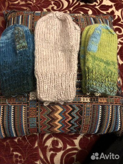 Вязанные тапочки в ассортименте