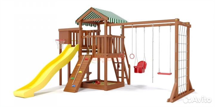 Детская площадка Савушка Мастер 4М плюс Горка 3 м