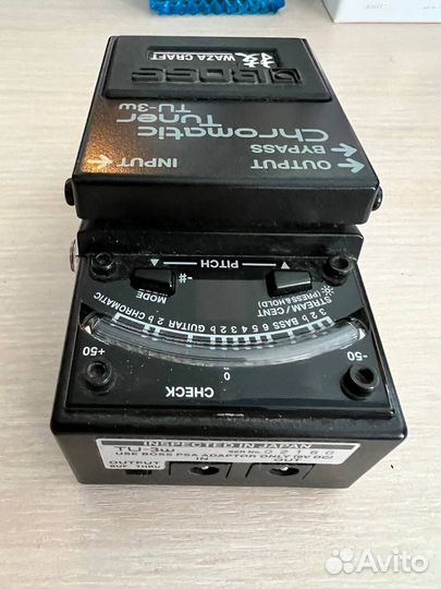 Педаль Boss TU-3W Chromatic Tuner Waza Craft