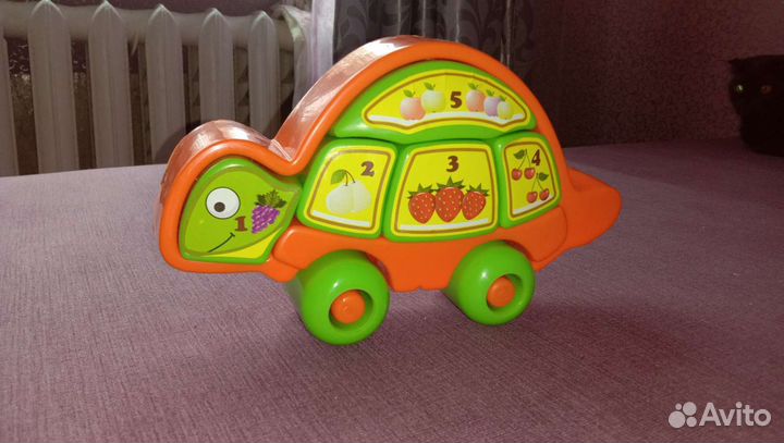 Каталка-сортер 3в1