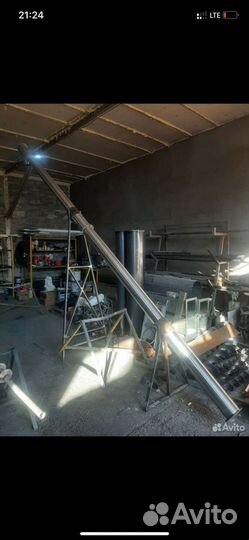 Шнековый транспортёр из нержавеющей стали