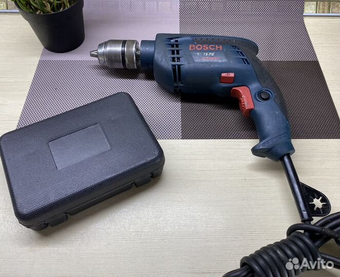 Ударная дрель bosch 600Вт Оригинал + Набор Свёрл