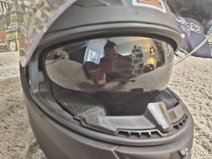 Мотошлем origine strada solid