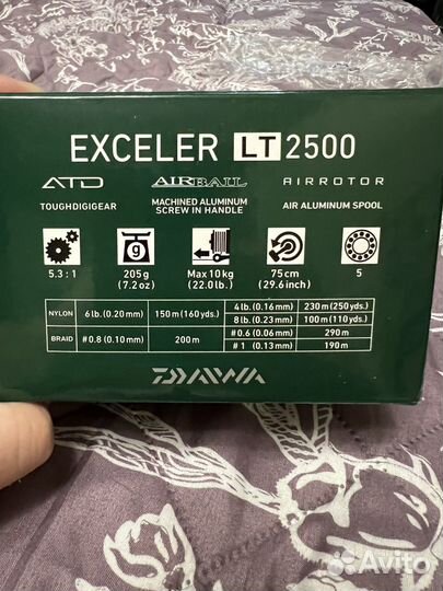 Катушка daiwa exceler lt 2500
