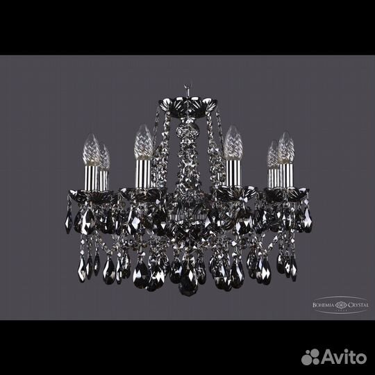 Люстра хрустальная 1413/8/165 Ni M781 Bohemia Ivel