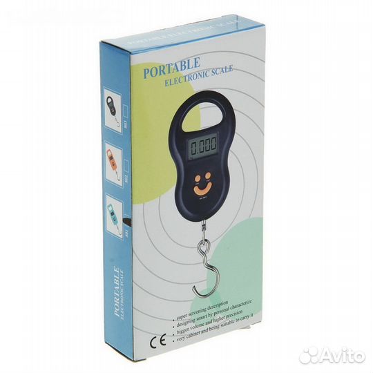 Электронный безмен до 50 кг с подсветкой Wei Heng