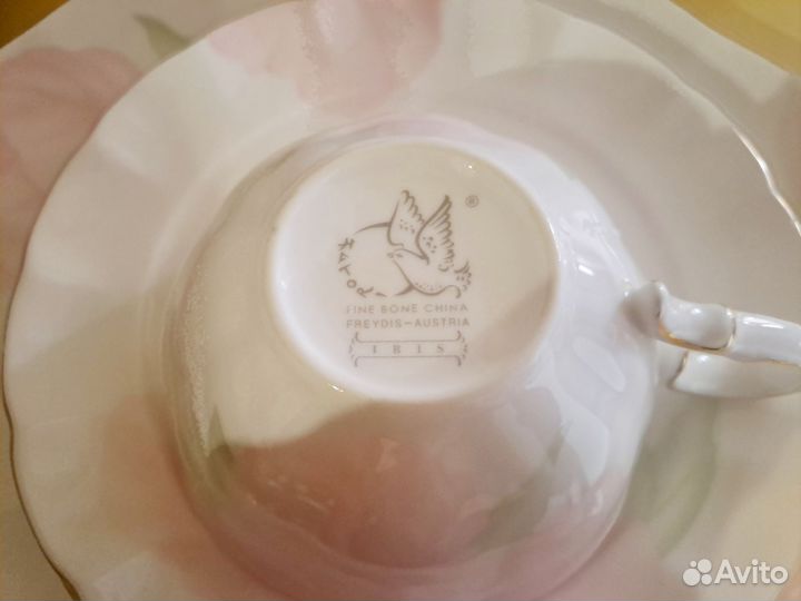 Чайный сервиз,изысканный костяной фарфор