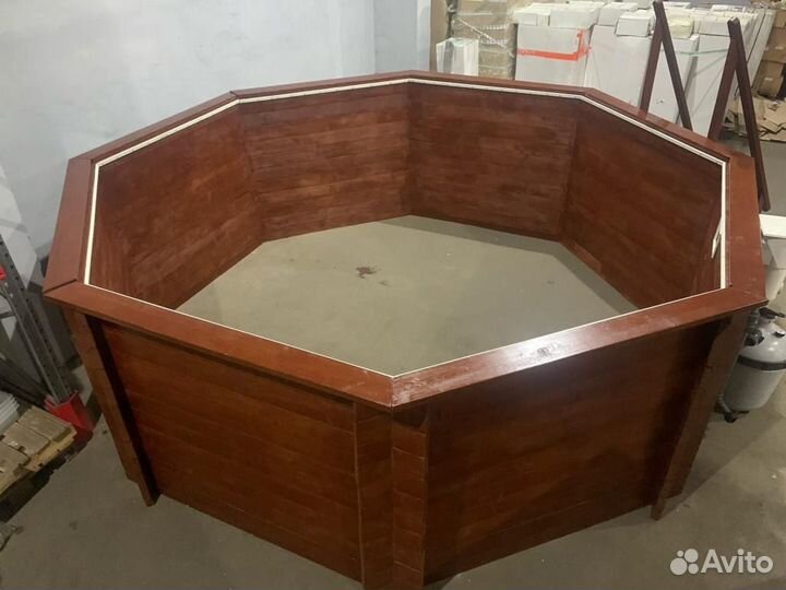 Сборный деревянный бассейн