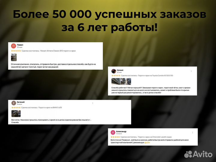 Ремонтные пороги и арки для Jeep Нефтекумск