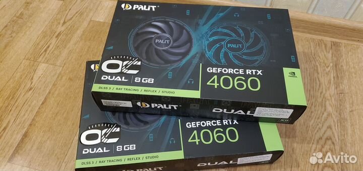 Видеокарта Palit GeForce RTX 4060 Dual OC 8 gb