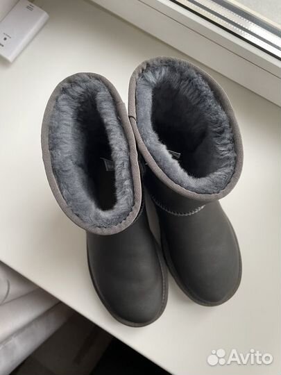 Угги metallic classic short женские 38