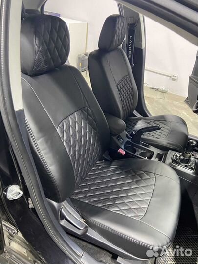 Чехлы Renault Logan ромб