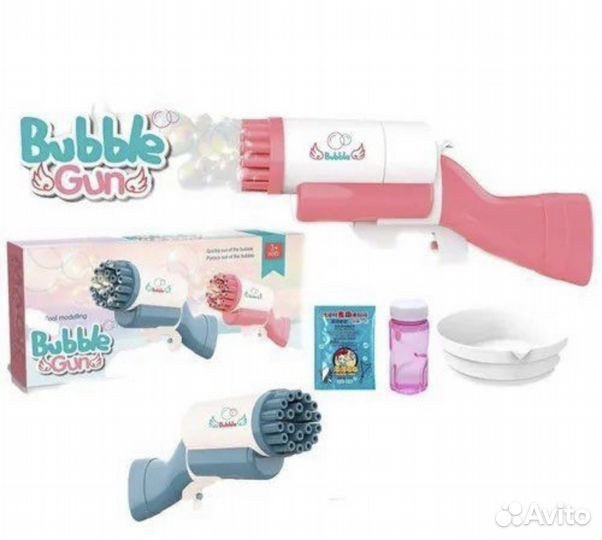 Генератор мыльных пузырей пистолет