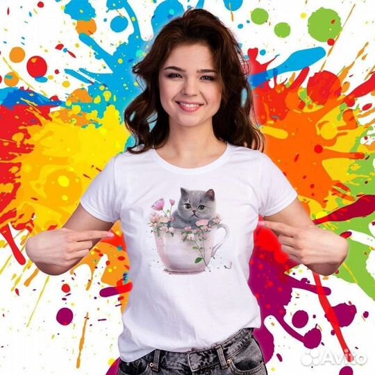 Термотрансферная наклейка для светлой одежды