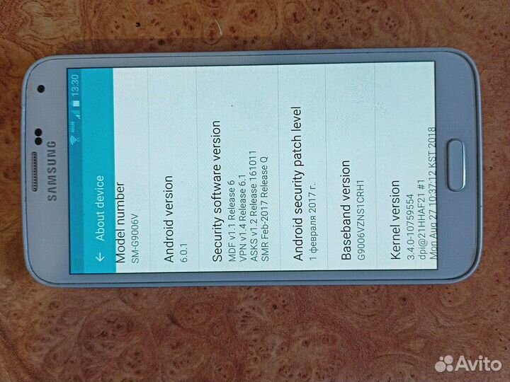 Телефон Samsung galaxy s5