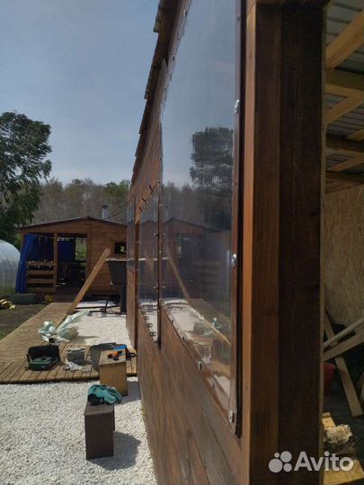 Мягкие окна для террас и беседок