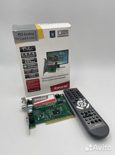 Тв тюнер kworld pci 165-a