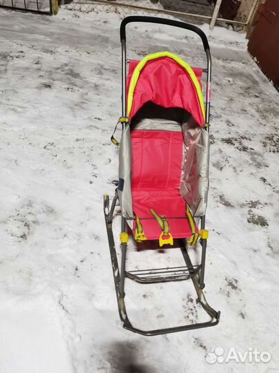 Коляска санки