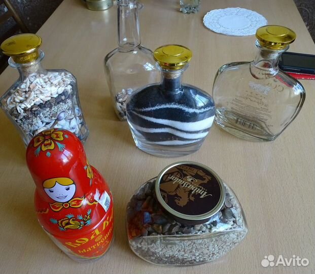 Винные бутылки, декор, декупаж