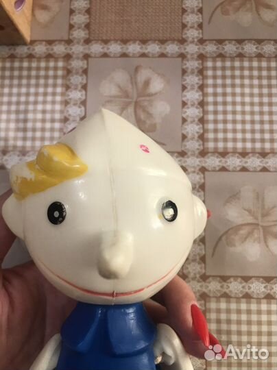 Буратино СССР кукла игрушка пластмасса