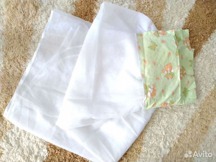 Бортики в кроватку, балдахин